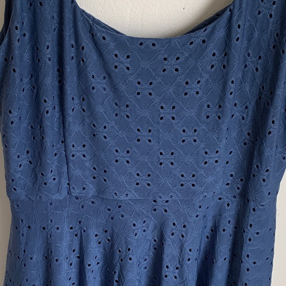 Hutch blue eyelet midi dress - Picture 5 of 6